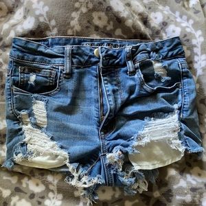 AE Super Stretch High Waisted Shorts